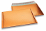 Metalik kuverte sa zračnim jastučićima-reciklirane - narančasta 235 x 325 mm | Kuverte.hr