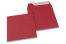 Papirnate kuverte u boji - tamnocrvenoj, 160 x 160 mm | Kuverte.hr
