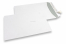 Bijele papirnate kuverte, 220 x 312 mm (EA4), 120-gramske, zatvaranje na traku | Kuverte.hr