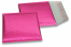 Metalik kuverte sa zračnim jastučićima-reciklirane - ružičasta 165 x 165 mm | Kuverte.hr