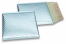 Metalik kuverte sa zračnim jastučićima-reciklirane - ledenoplava 165 x 165 mm | Kuverte.hr