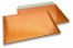 Metalik kuverte sa zračnim jastučićima-reciklirane - narančasta 320 x 425 mm | Kuverte.hr