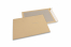 Kuverte s ojačanom stražnjom stranom – 320 x 420 mm, 120 gr smeđi kraft prednji dio, 450 gr sivi duplex straga, traka | Kuverte.hr