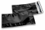 Metalik folijske kuverte u crnoj boji - 114 x 229 mm | Kuverte.hr