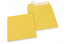 Papirnate kuverte u boji - žutoj ljutića, 160 x 160 mm  | Kuverte.hr
