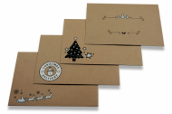 Božicne omotnice od recikliranog papira | Kuverte.hr