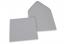 Kuverte za čestitke u bojama - Siva, 155 x 155 mm | Kuverte.hr