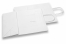 Papirnate vrećice s pletenom ručkom - bijela, 260 x 120 x 350 mm, 90 gr | Kuverte.hr