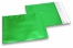 Mat metalik folijske kuverte u zelenoj boji - 165 x 165 mm | Kuverte.hr