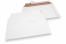 Kuverte od valovitog kartona bijela - 245 x 345 mm | Kuverte.hr