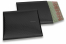 Mat metalik kuverte sa zračnim jastučićima-reciklirane - crna 165 x 165 mm | Kuverte.hr