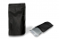 Mat crno samostojeće vrećice - 160 x 270 x 80 mm, 750 ml | Kuverte.hr
