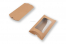 Poklon kutijice- jastučići (kraft papir)  smeđe - 114 x 162 mm - s prozorčićem 70 x 120 mm | Kuverte.hr
