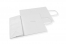 Papirnate vrećice s pletenom ručkom - bijela, 240 x 110 x 310 mm, 100 gr | Kuverte.hr