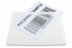 Kuverte papirne  za slanje dokumenata - poluprozirne: nešto manje prozirne od plastične verzije, ali i dalje savršeno čitljive za skenere, na primjer, za prepoznavanje kodova | Kuverte.hr