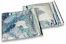 Holografske metalik folijske kuverte u srebrnoj boji - 220 x 220 mm | Kuverte.hr