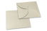 Kuverte presavijene u stilu pochette – Srebrno-sive | Kuverte.hr