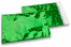 Holografske metalik folijske kuverte u zelenoj boji - 162 x 229 mm | Kuverte.hr
