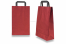 Papirnate vrećice s ručkama od plosnatog - crvene | Kuverte.hr