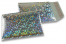 Metalik kuverte sa zračnim jastučićima-reciklirane - srebrna, hologram 180 x 250 mm | Kuverte.hr