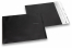 Mat metalik folijske kuverte u crnoj boji - 165 x 165 mm | Kuverte.hr