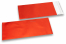 Mat metalik folijske kuverte u  crvenoj boji - 110 x 220 mm | Kuverte.hr