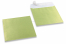 Sedefaste kuverte u limeta zelenoj boji - 170 x 170 mm | Kuverte.hr