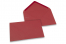 Kuverte za čestitke u bojama - Tamnocrvena, 125 x 175 mm | Kuverte.hr