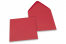 Kuverte za čestitke u bojama - Crvena, 155 x 155 mm | Kuverte.hr