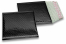 Metalik kuverte sa zračnim jastučićima-reciklirane - crna 165 x 165 mm | Kuverte.hr