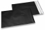 Mat metalik folijske kuverte u crnoj boji - 180 x 250 mm | Kuverte.hr