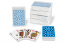 Tiskane karte za igranje međunarodni - s tiskom od ruba do ruba + plastične kutije | Kuverte.hr