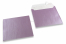Sedefaste kuverte u lila boji - 155 x 155 mm | Kuverte.hr