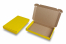 Preklopne kutije za slanje - žuta | Kuverte.hr