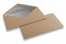 Kuverte od kraft papira s podstavom – 110 x 220 mm (EA 5/6) Srebrne | Kuverte.hr