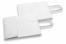 Papirnate vrećice s pletenom ručkom - bijela, 180 x 80 x 220 mm, 90 gr | Kuverte.hr