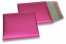 Mat metalik kuverte sa zračnim jastučićima-reciklirane - ružičasta 165 x 165 mm | Kuverte.hr