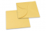 Kuverte presavijene u stilu pochette – Zlatne | Kuverte.hr