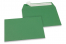 Papirnate kuverte u boji - tamnozelenoj, 114 x 162 mm  | Kuverte.hr