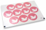 Naljepnice za kuverte povodom krštenja – ružičaste s bijelom golubicom | Kuverte.hr
