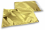 Metalik folijske kuverte u zlatnoj boji - 320 x 430 mm | Kuverte.hr