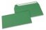 Papirnate kuverte u boji - tamnozelenoj, 110 x 220 mm | Kuverte.hr