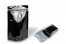 Sjajna crna samostojeće vrećice - 160 x 270 x 80 mm, 750 ml | Kuverte.hr