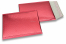 Metalik kuverte sa zračnim jastučićima-reciklirane - crvena 180 x 250 mm | Kuverte.hr