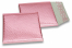Metalik kuverte sa zračnim jastučićima-reciklirane - ružičasto zlatna 165 x 165 mm | Kuverte.hr