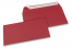 Papirnate kuverte u boji - tamnocrvenoj, 110 x 220 mm | Kuverte.hr