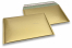 Mat metalik kuverte sa zračnim jastučićima-reciklirane - zlatna 235 x 325 mm | Kuverte.hr