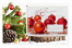 Božićne kuverte sa zaštitnim zračnim jastučićima, bijele + božićne kuglice | Kuverte.hr
