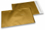 Mat metalik folijske kuverte u zlatnoj boji - 180 x 250 mm | Kuverte.hr