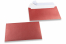 Sedefaste kuverte u crvenoj boji - 114 x 162 mm | Kuverte.hr